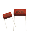 hot sale cbb22 0.22uf 400v capacitor metalized polyester power